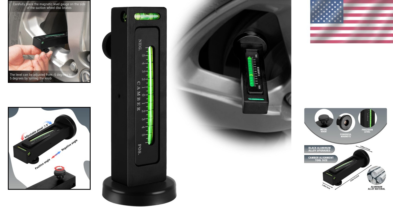 High Precision Camber Tool – Adjustable Magnetic Gauge for Auto Alignment