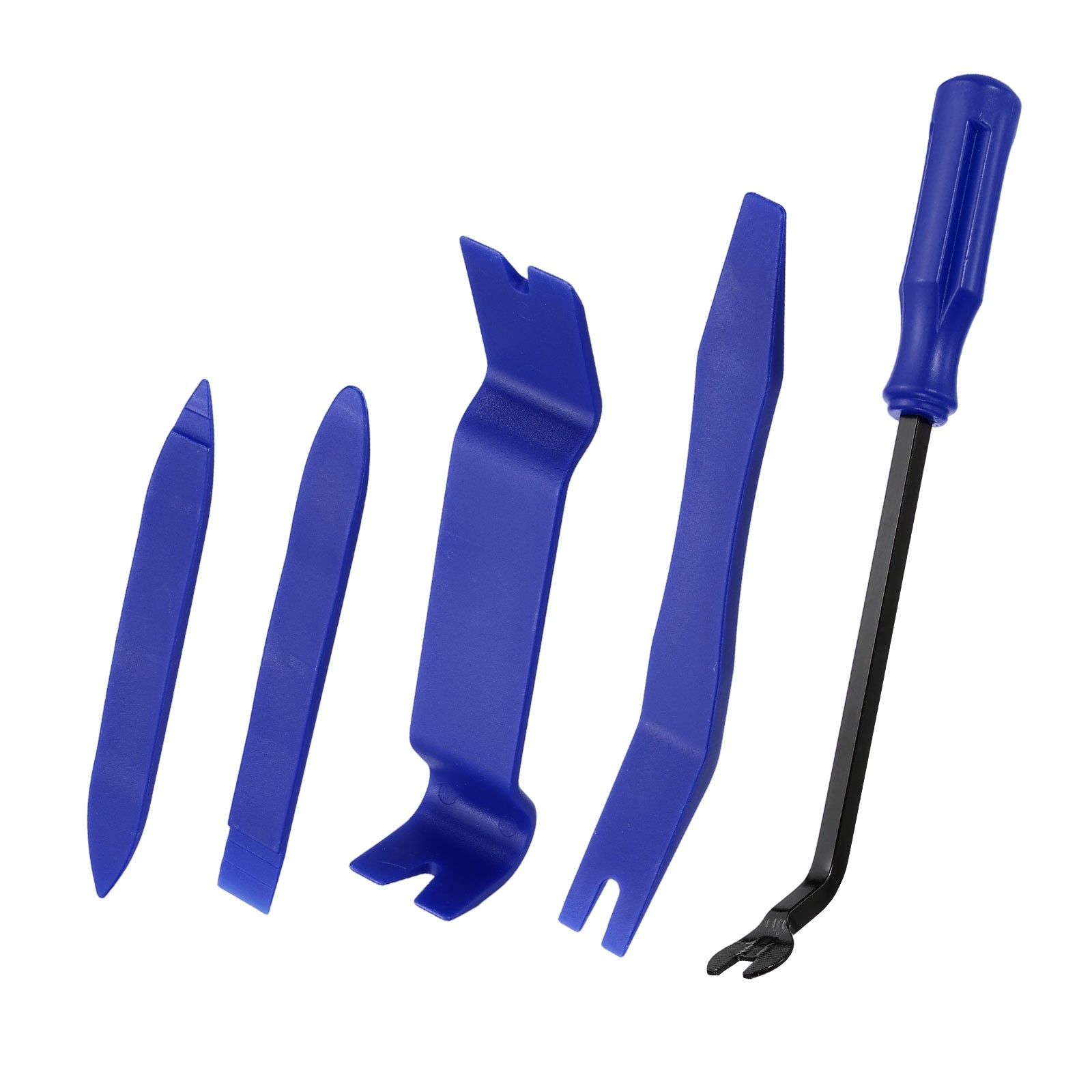 5pcs Car Trim Removal Tool Kit Auto Clip Fastener Remover Pry Tools Set Blue