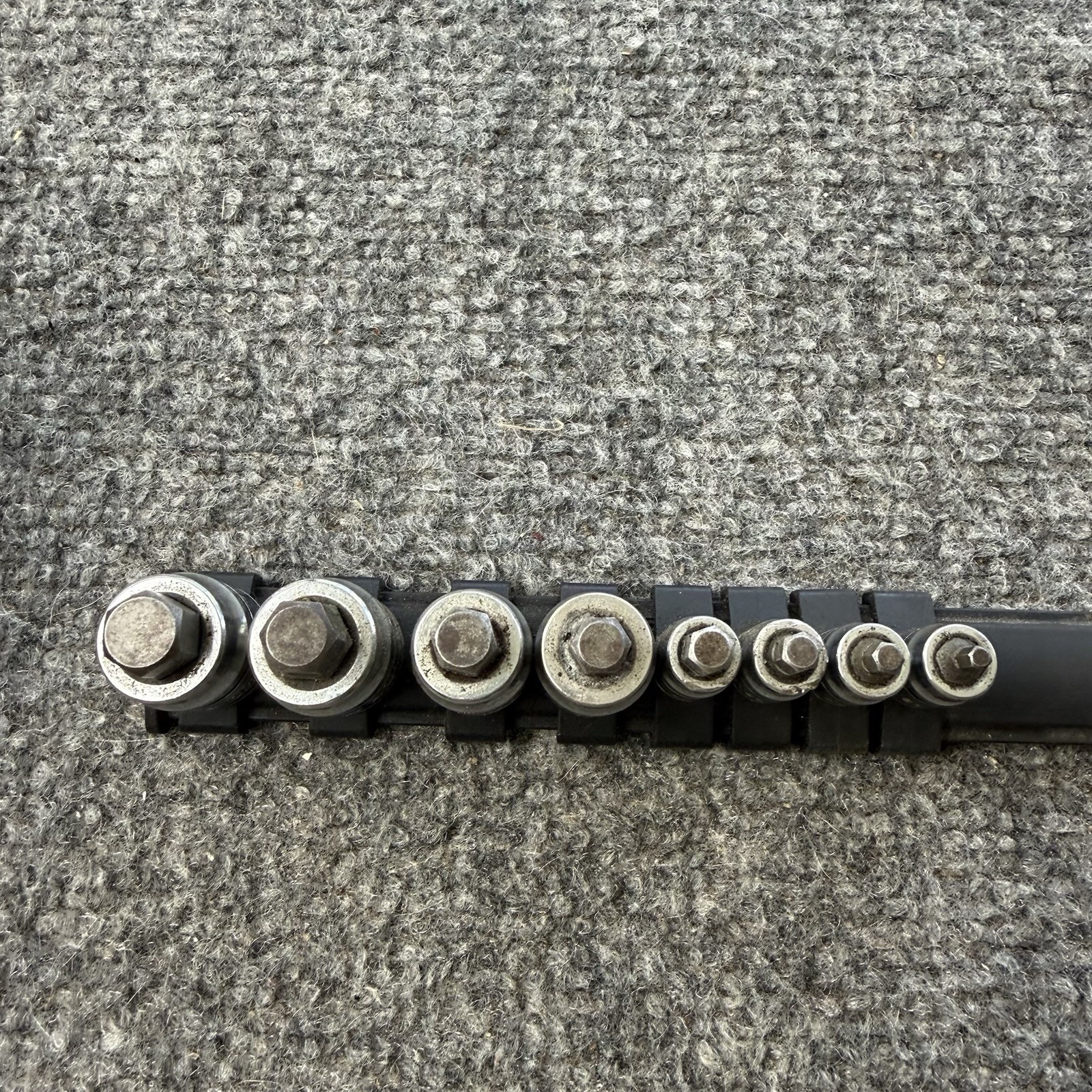Matco Tools 8 Pcs Metric Stubby Allen Hex Socket Set 3mm-10mm 1/2” & 3/8” Drive