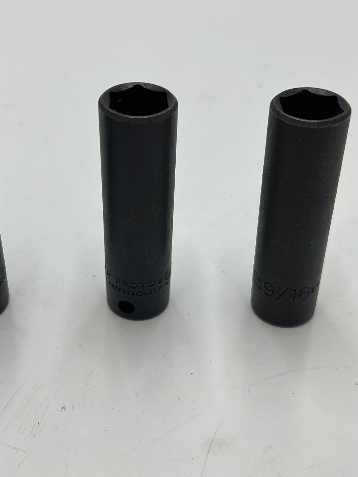 (QTY 5) Proto 6 Point, 9/16″ Deep Impact Socket, 7718H