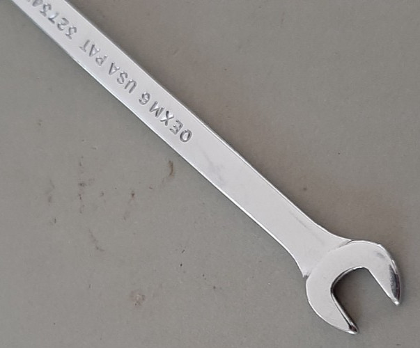Snap-on Tools OEXM6 6mm 12Pt Point Combination Wrench USA Owner Mark 607