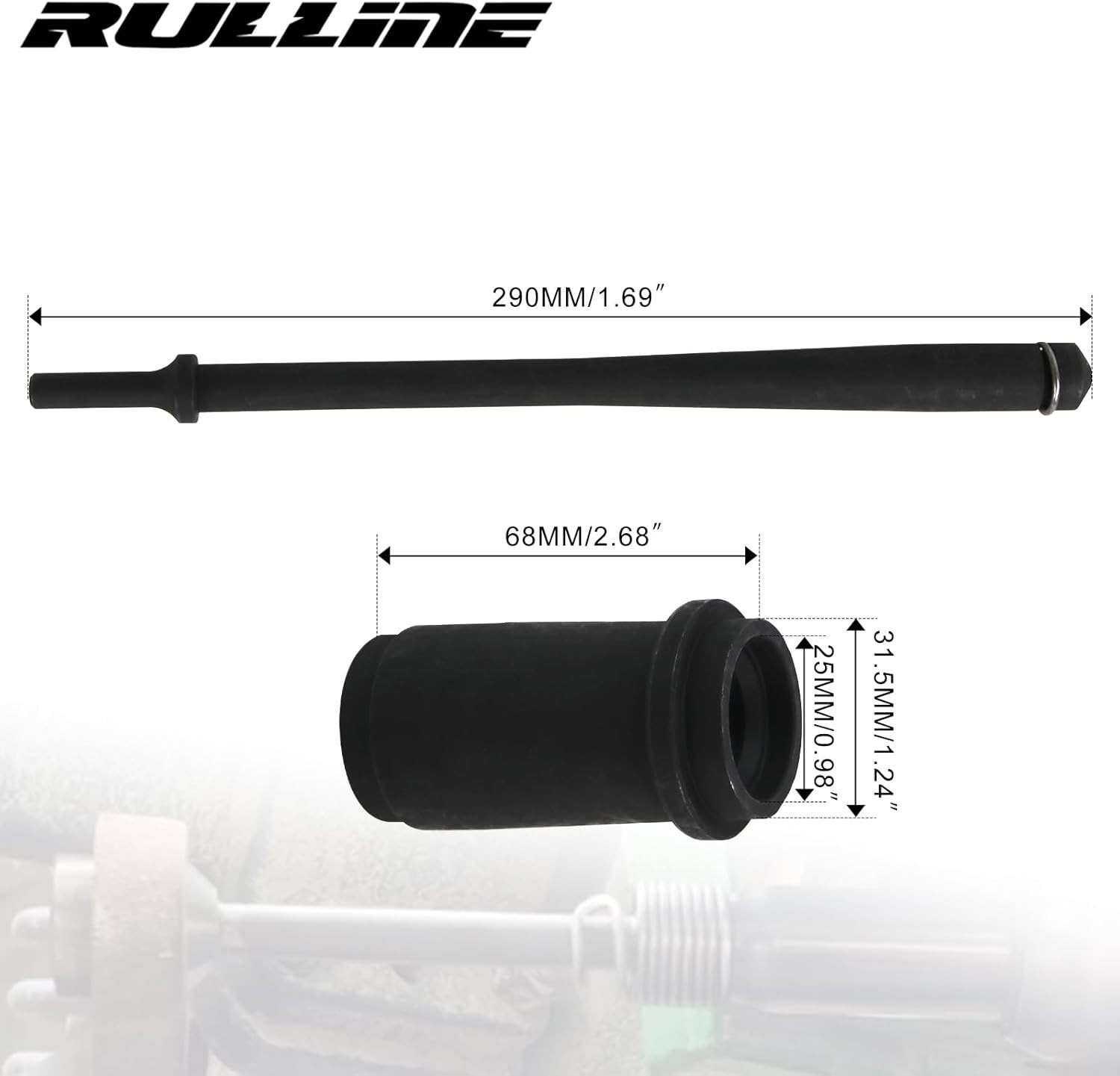 29090 Anchor Pin Bushing Removal Tool, Fits 1-3/8 Bushings, 11-1/2 Drive