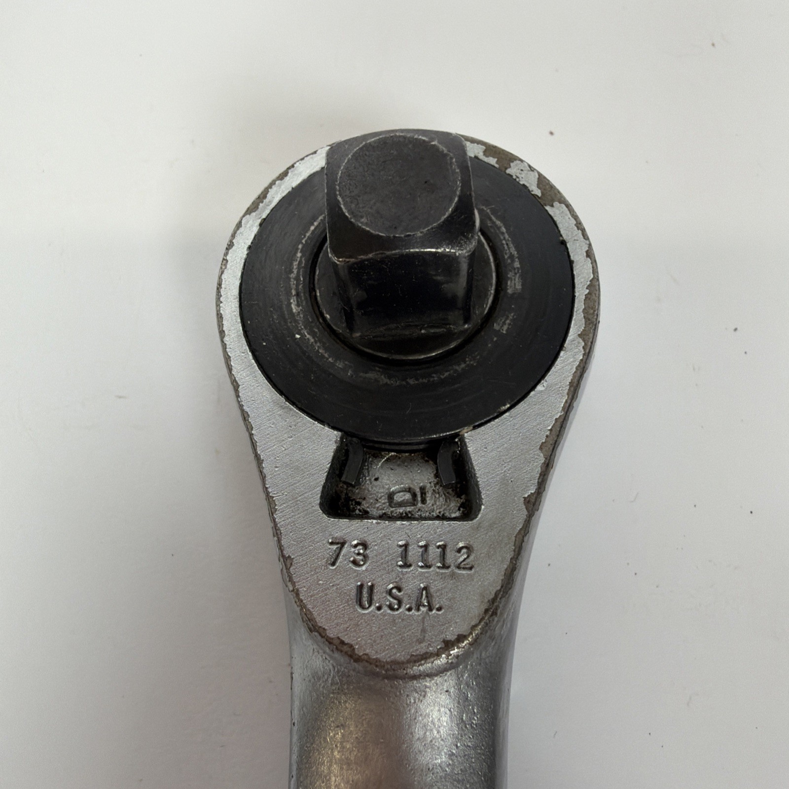 Vintage EASCO 1/2″ drive 10″ Knurled Handle Ratchet 731112 Rare! 73 1112 USA