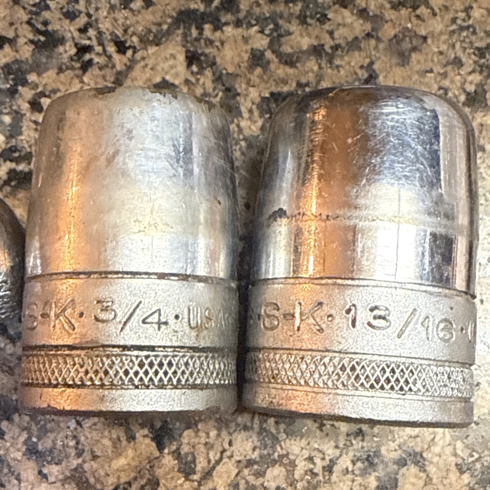 VTG SK 100LS 13 Piece Socket Set & Ratchet Extension Lot