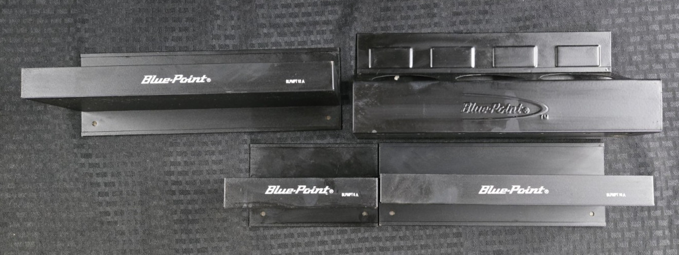 Set Of 4 Blue Point New Magnetic Trays #BLPMPT12A, 10A, 6A, + BLP3CANHLDRA-USED