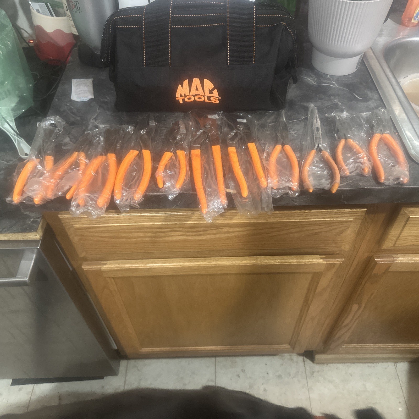 Mac 11 Piece Plier Set Orange