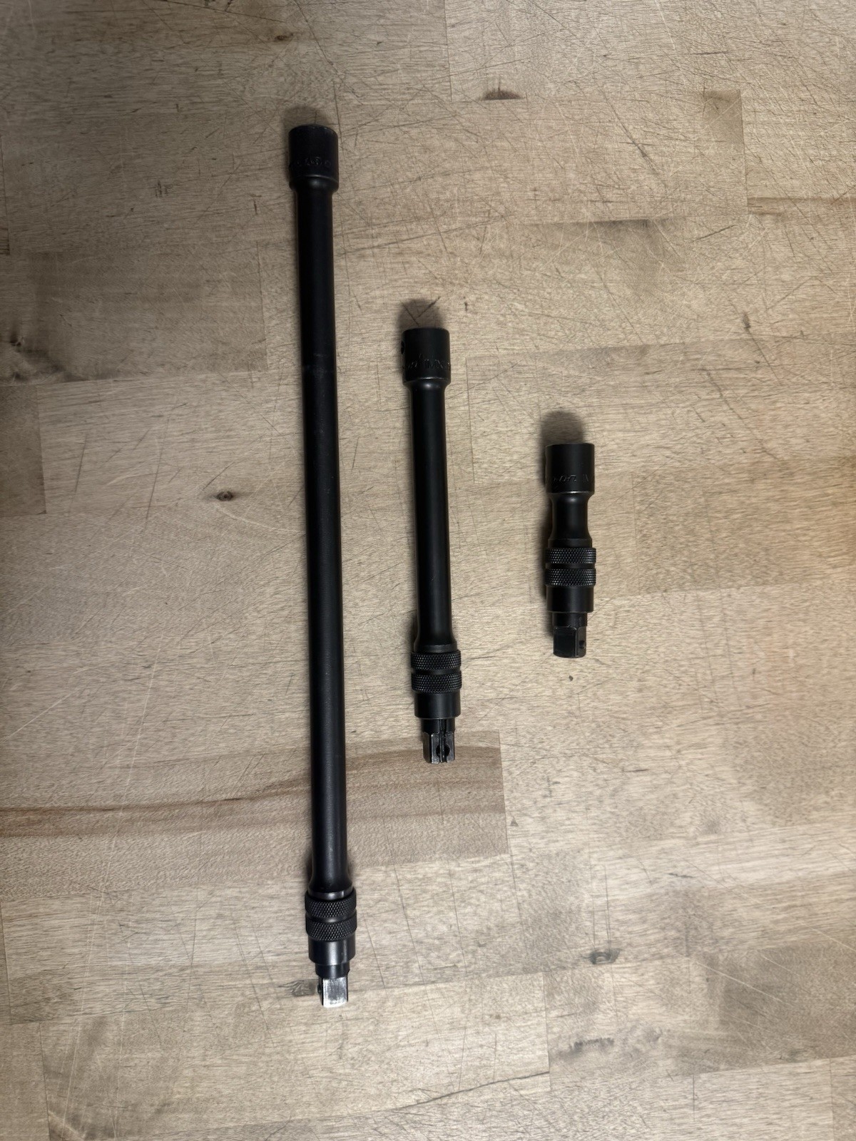 SNAP ON 3pc Locking 3/8 Impact Extensions 3in, 6in, 11in