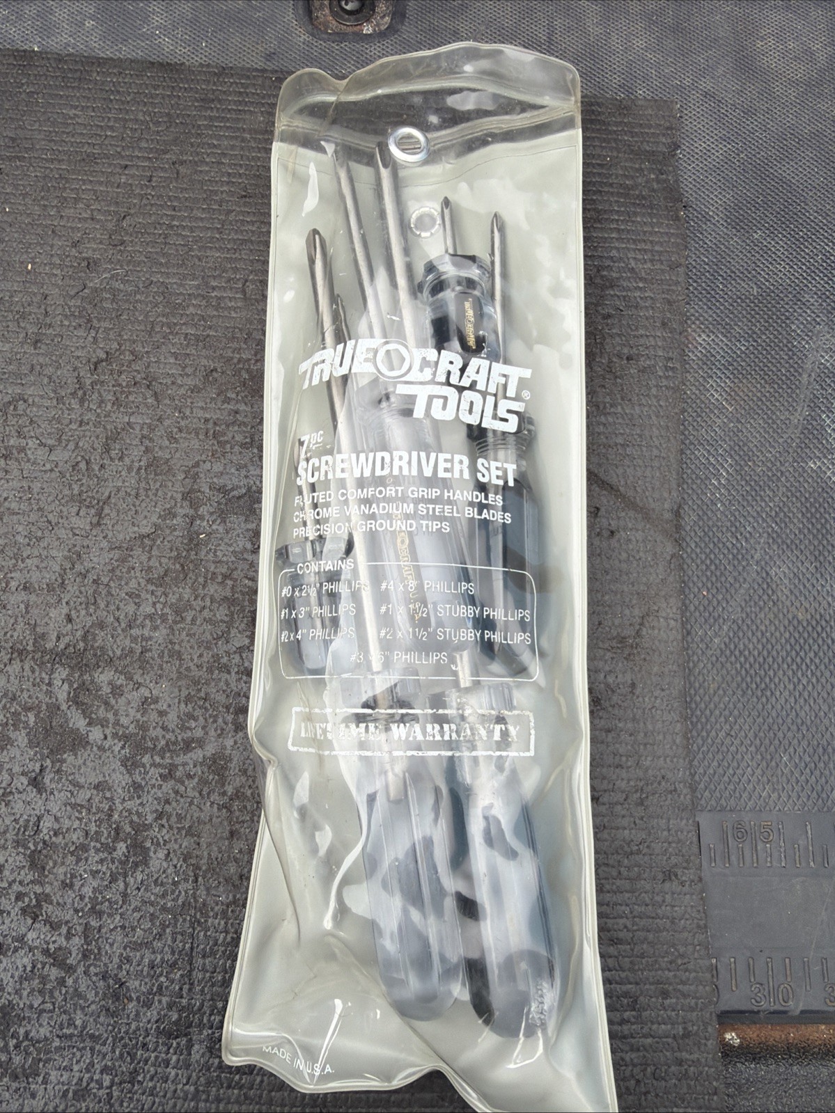 Truecraft Tools USA 7pc Phillips Screwdriver Set Rare Nos Somerset New Jersey