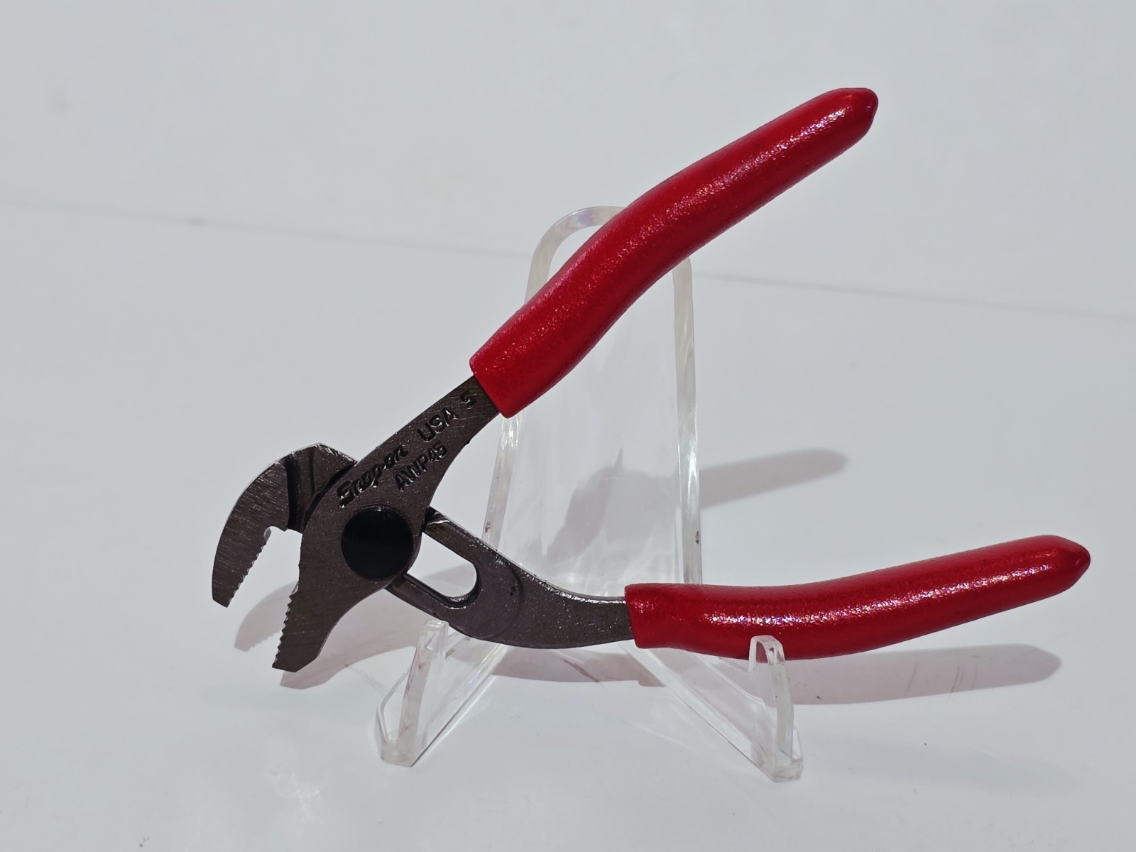 Snap-on Tools USA NEW RED 5″ Adjustable Adjustable Joint Channel Pliers AWP45