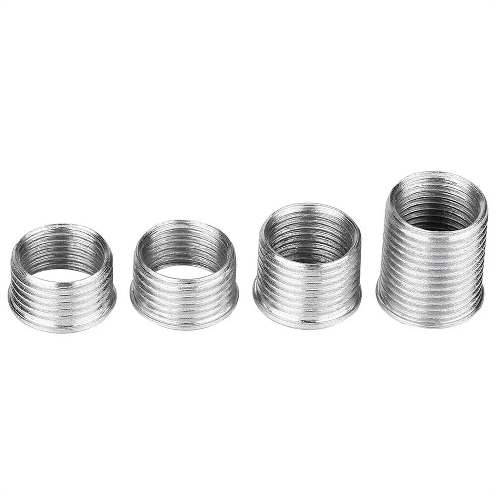 14mm Spark Plug Rethread Thread Repair Kit Helicoil Reamer Tap Tool w/ 4 Inserts