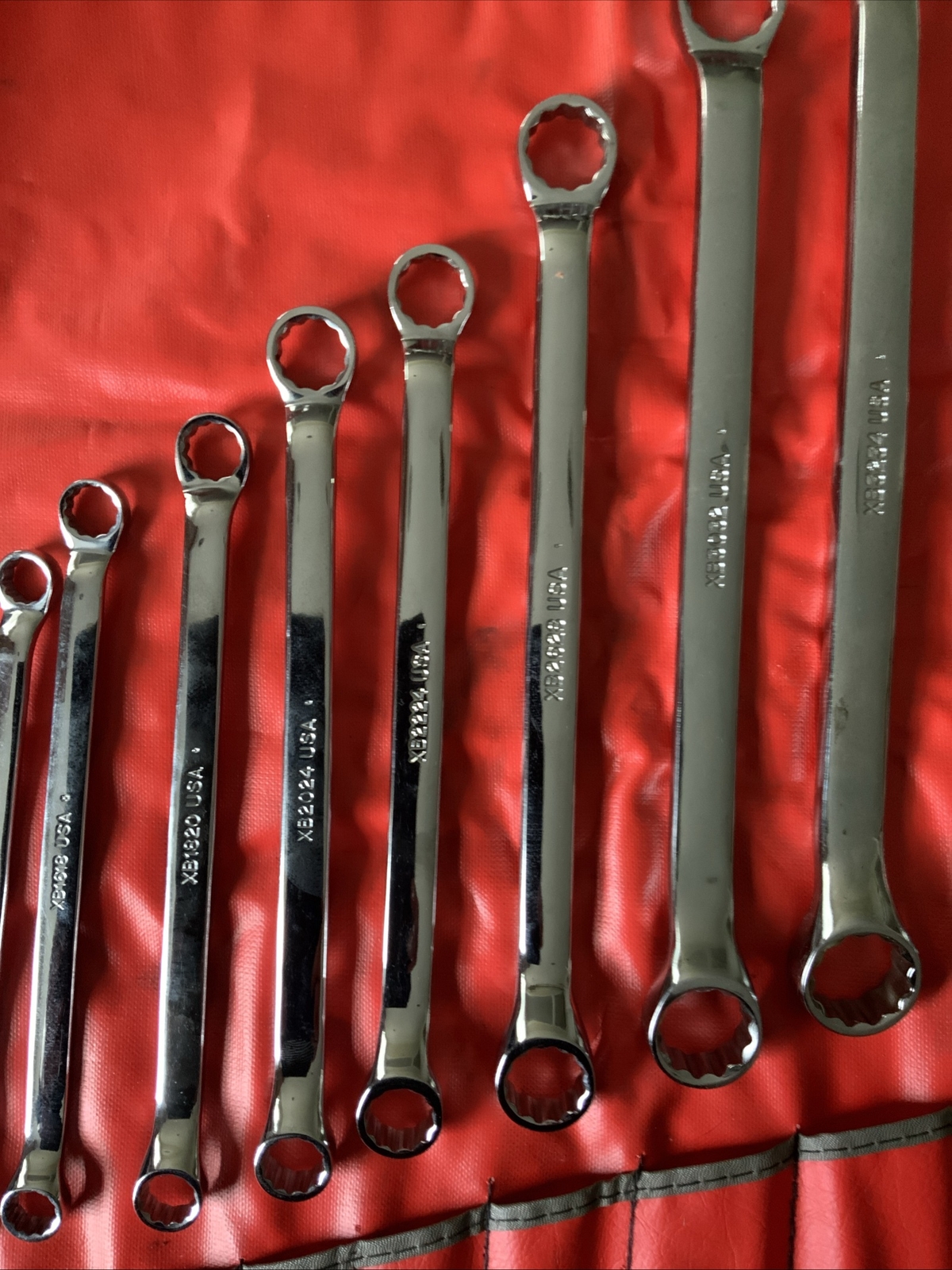 Snap On 10 Degree Double Offset Box End Wrench Set, 3/8 Up To 1 5/16
