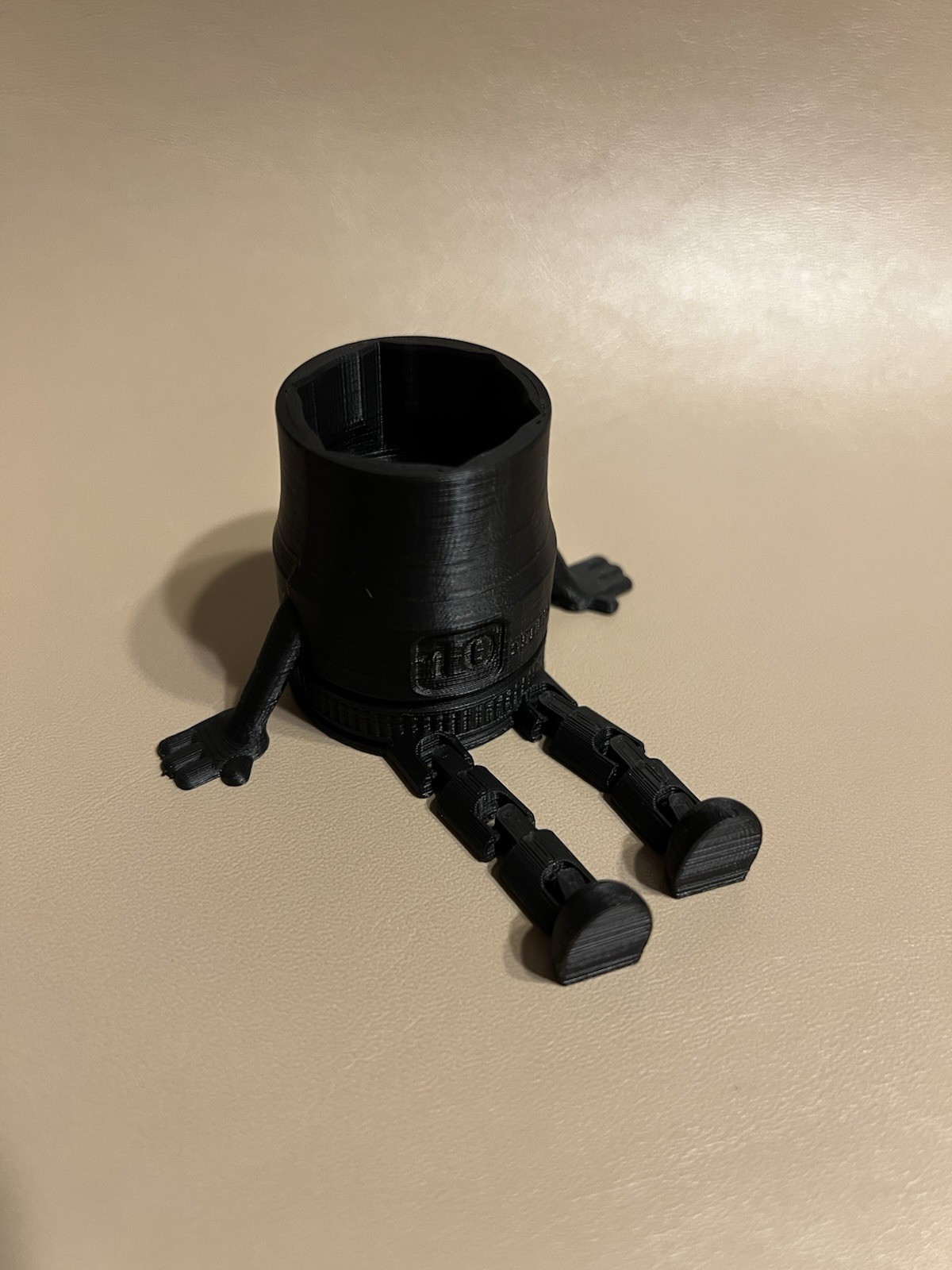10mm Flexible Legs Socket Buddy Figure Desk Organizer DIY Car Guy Gift