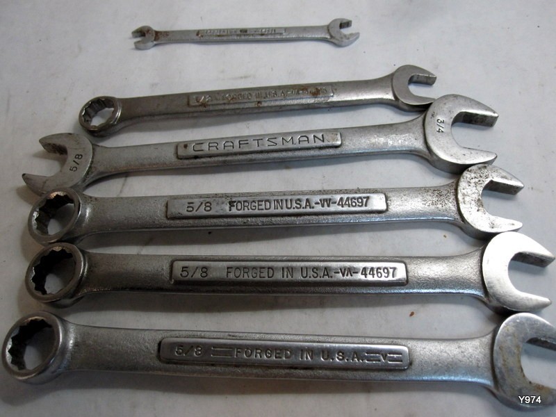 Craftsman set of 6 wrenches see description