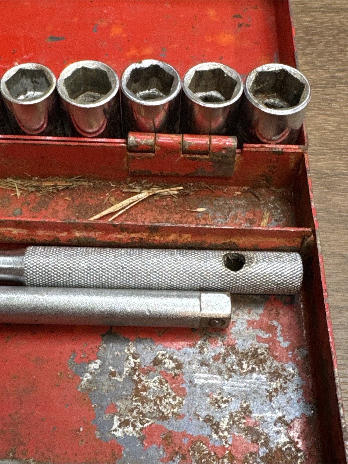 VINTAGE THORSEN 1/4″ DRIVE BREAKER BAR SOCKET SET W CASE