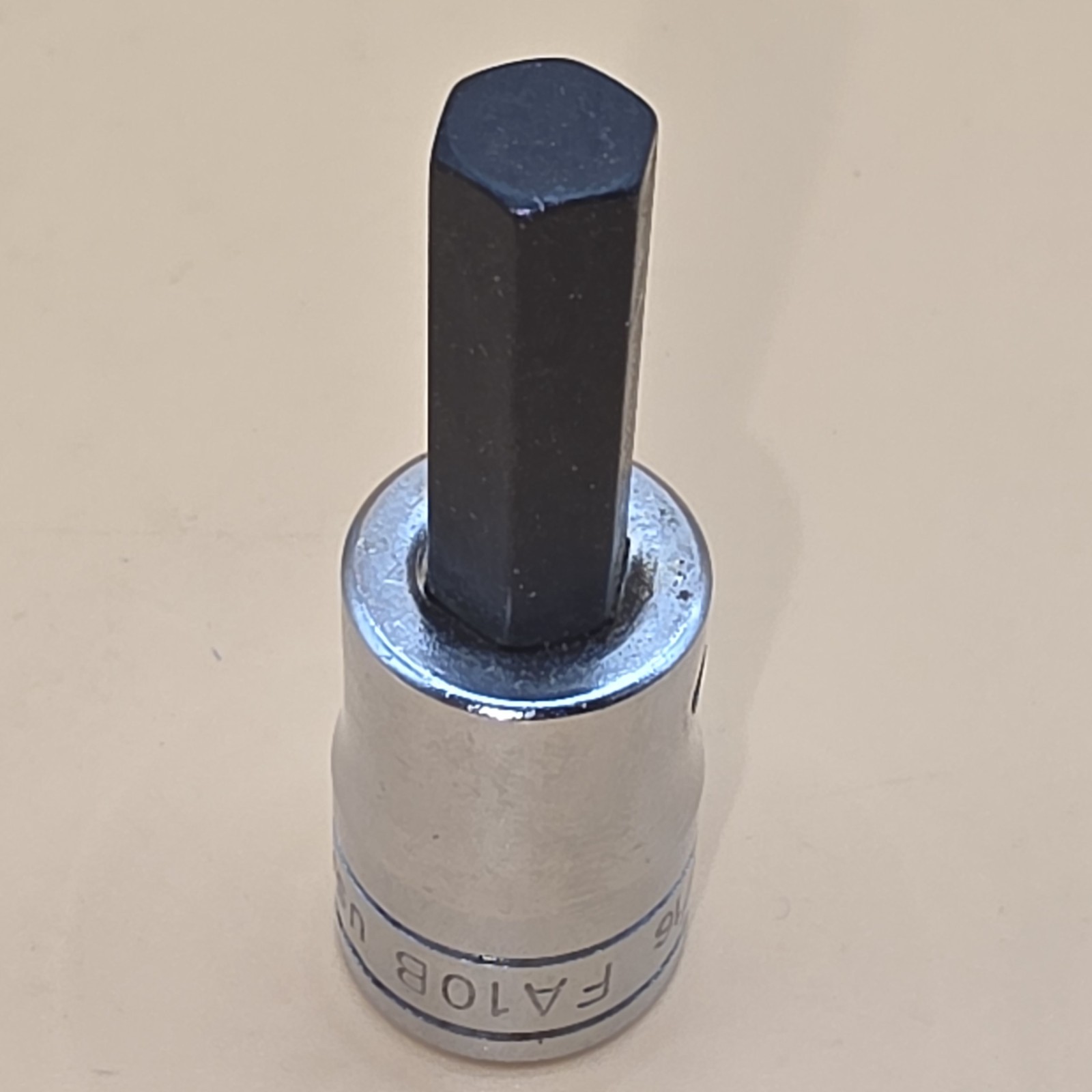 Snap On Tools FA10B 3/8” Drive SAE 5/16” Standard Hex Bit Socket Driver USA