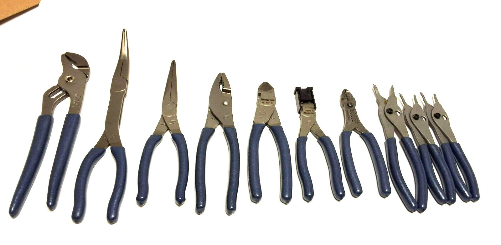 New Snap-on™ PL1000STARTMB 10pc Pliers Starter Set Needle Nose Cutters Crimper