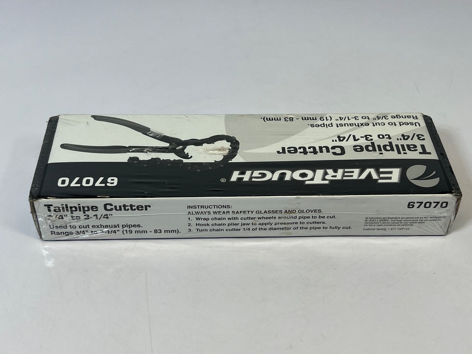 EverTough 67070 3/4 To 3-1/4 Inch Tailpipe Cutter