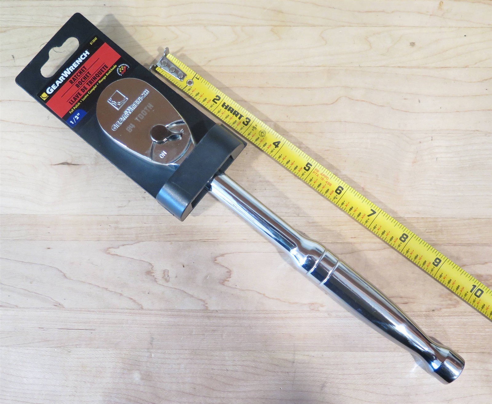 GearWrench 1/2″ Drive 84-tooth Ratchet Handle – 81304F – NEW