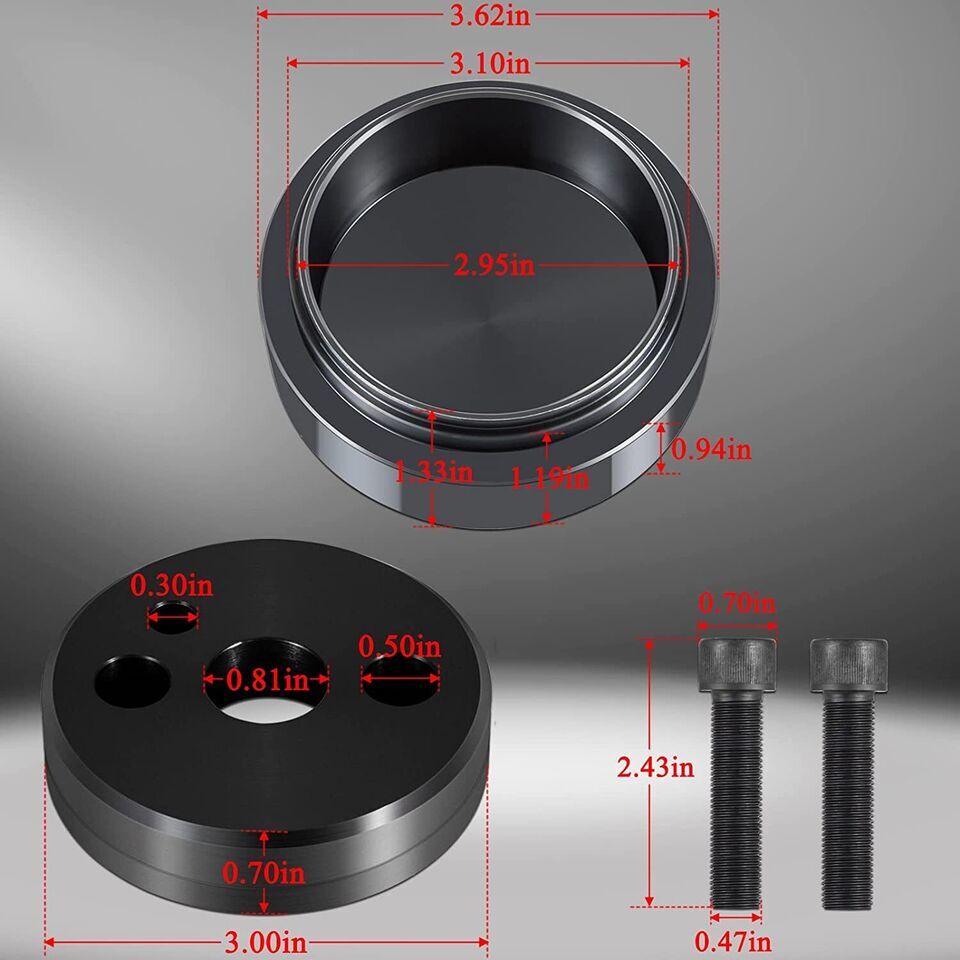 Front Cover Crankshaft Seal & Wear Sleeve Installer Tool For Cummins 3.9 5.9 6.7