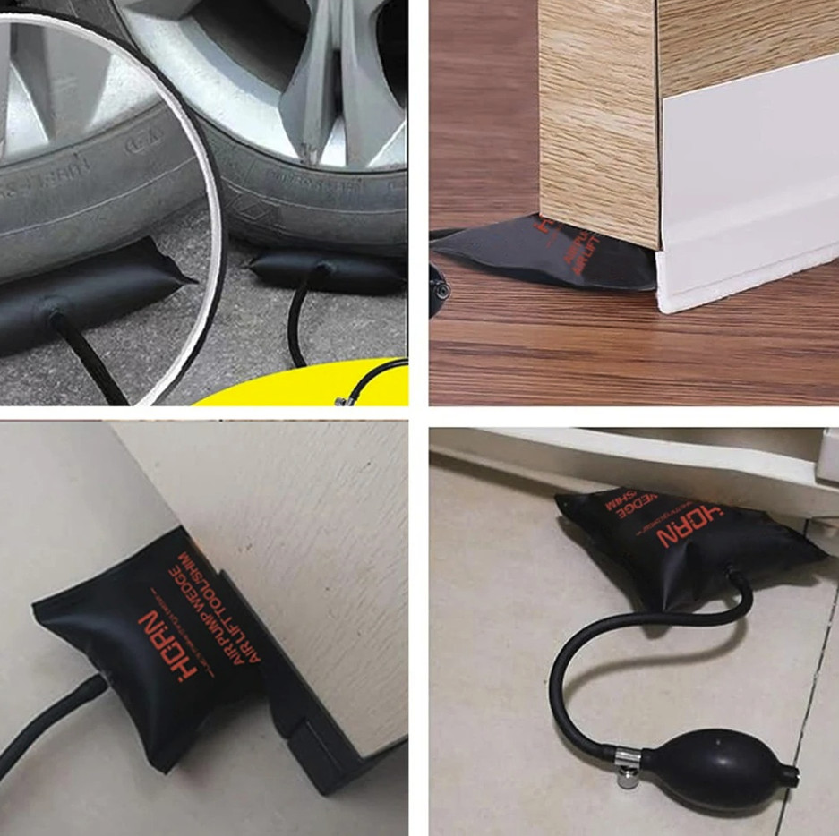 1pc Air Pump Wedge Inflatable Airbag: Car Door & Window Alignment Repair Tool