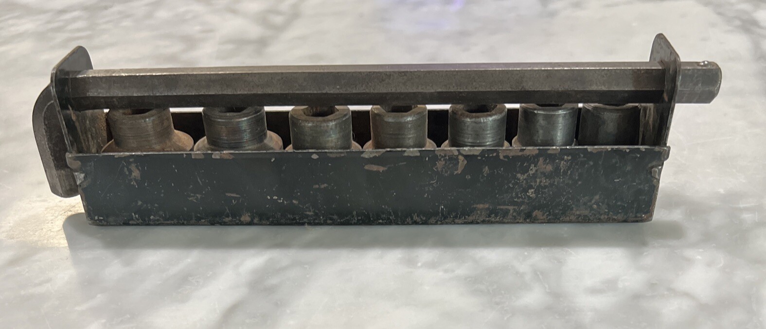 Vintage Hexagon Socket Set Tray Unbranded Unmarked
