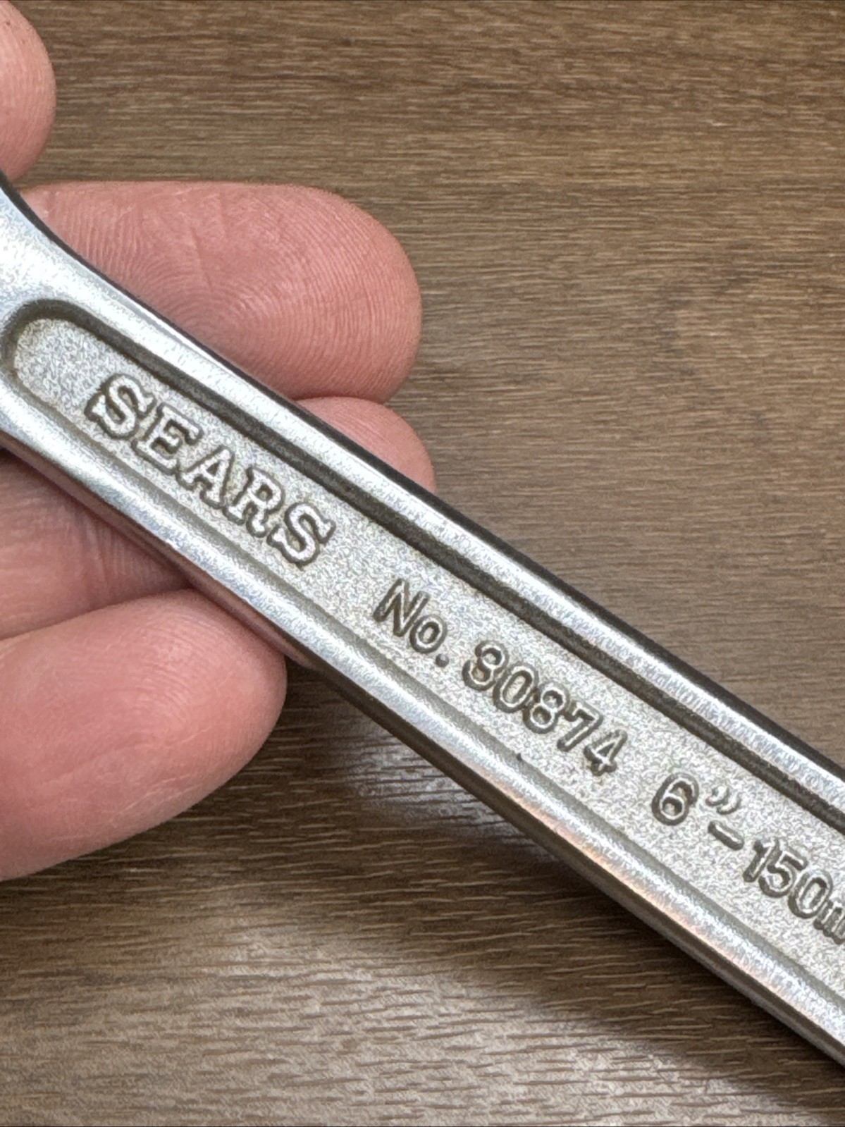 Sears 6″ Adjustable Wrench Made In Japan Craftsman Part # 30874