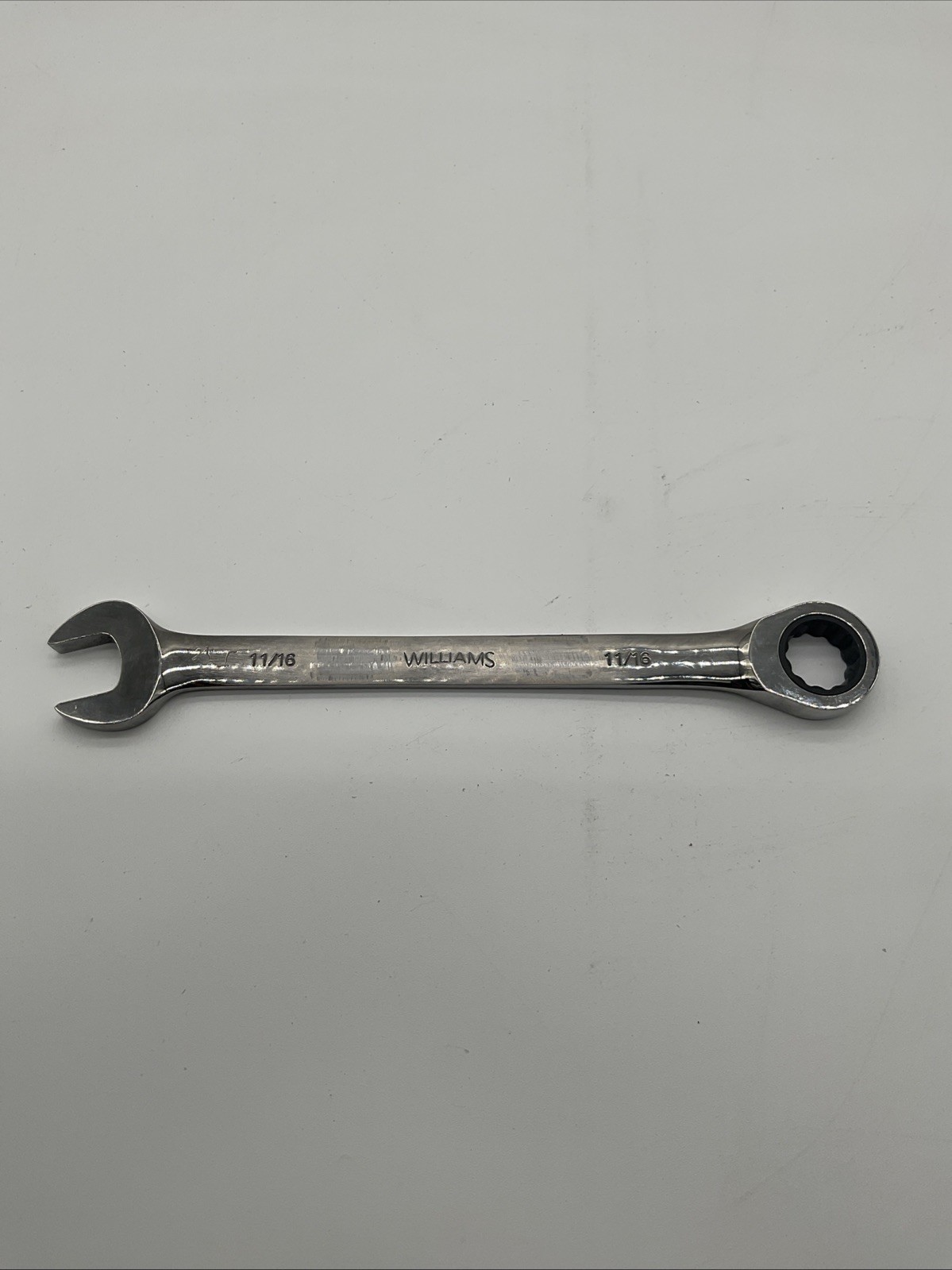 Vintage Williams 11/16” Ratcheting Combination Wrench No.1222NRC!!S1