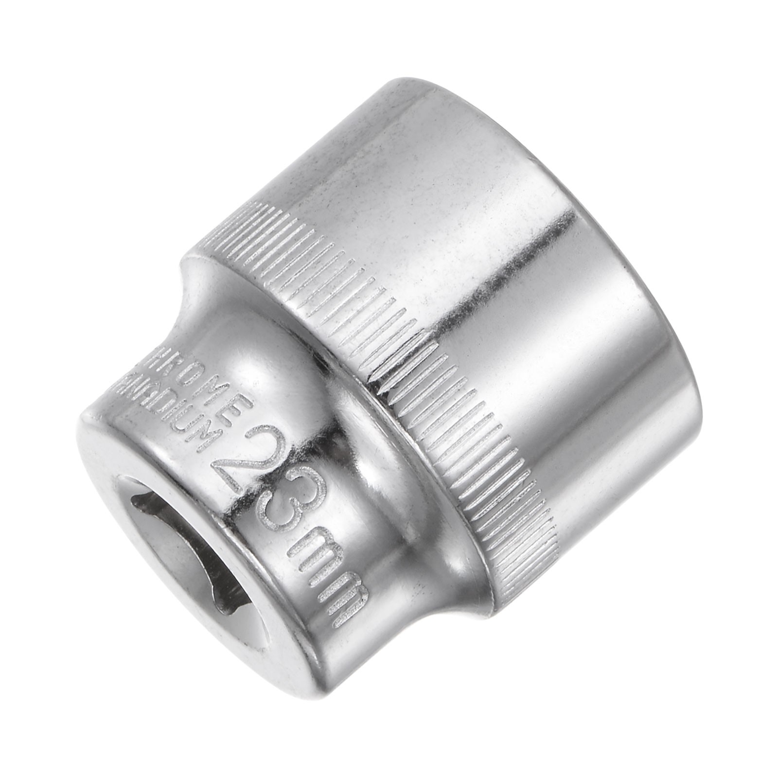 6-Point Shallow Socket 3/8″ Drive 23mm Cr-V Metric Socket