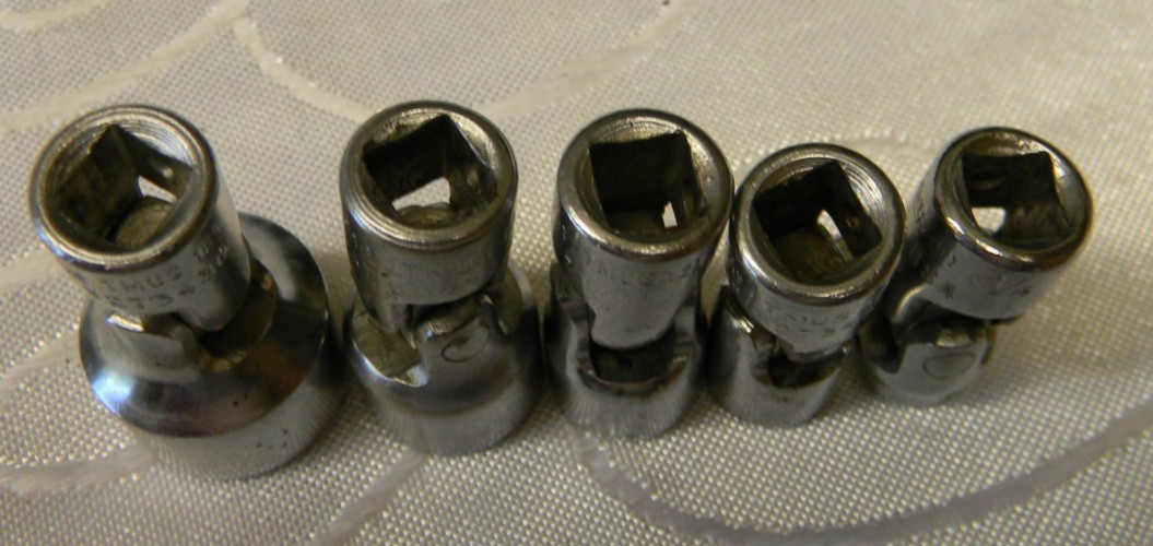 SNAP-ON 1/4″ DRIVE 5PC SAE 6PT SHALLOW UNIVERSAL SOCKET SET #106TMUSA