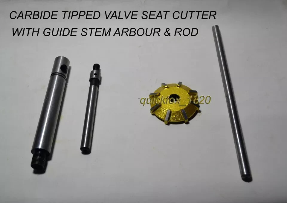 1x VALVE SEAT CUTTER CARBIDE TIPPED 1.13/16″,1.812″, 46 MM 45 DEG CUT HARD SEAT