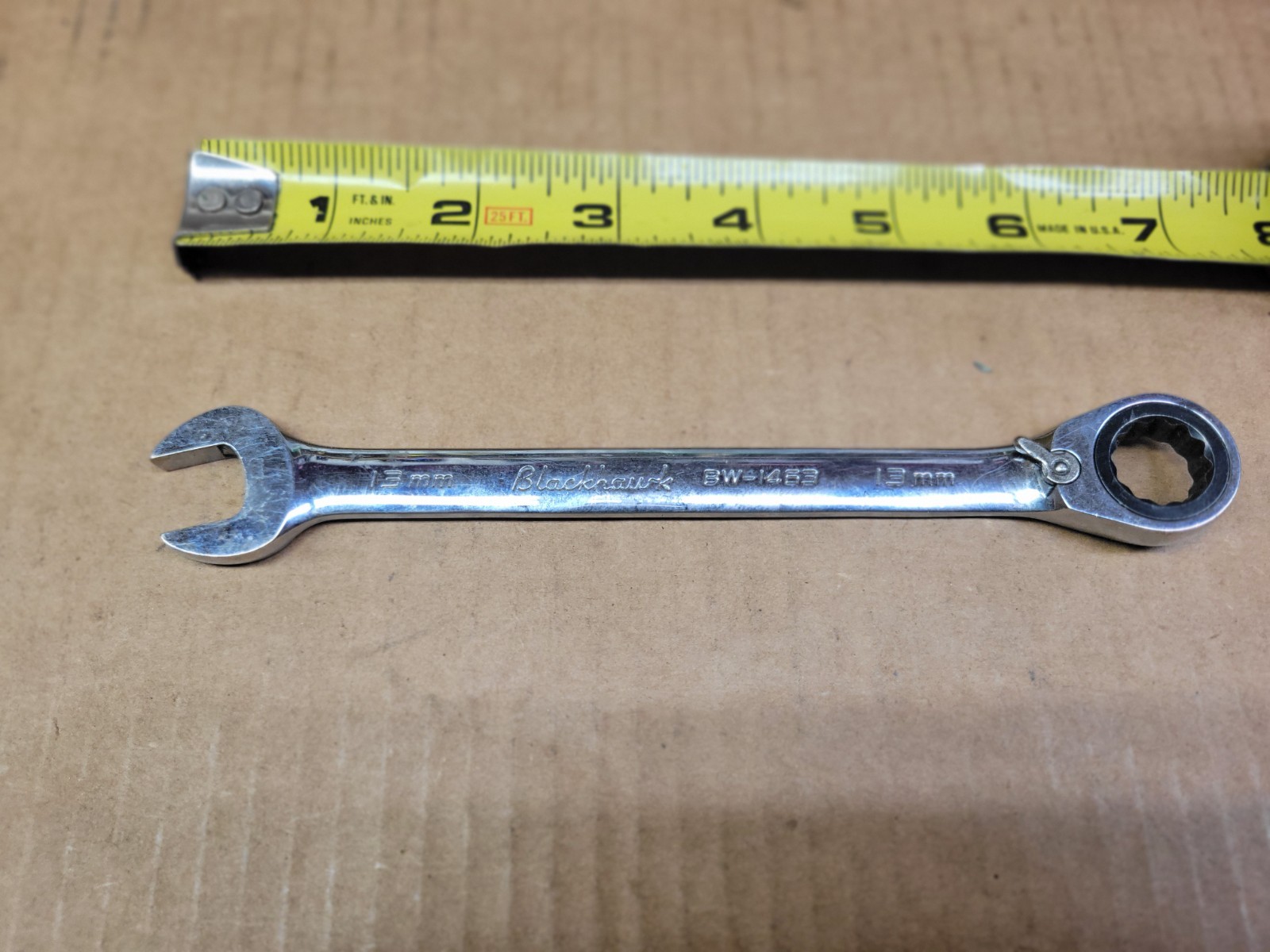Black Hawk 13 MM reversible Ratcheting Wrench No BW-1463