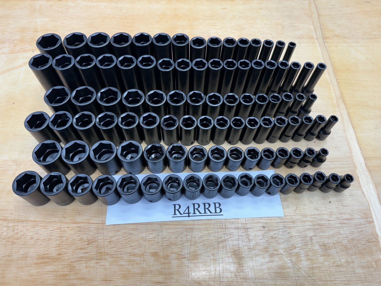 Snap-on Tools NEW 99PC 1/2″ Drive SAE MM SHALLOW SEMI + DEEP Impact Socket Set