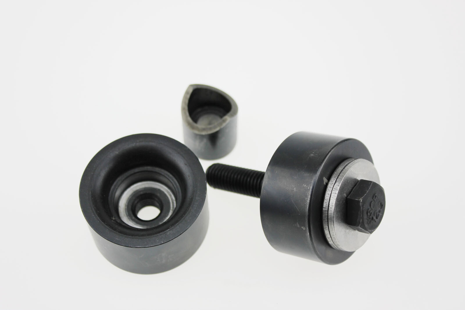 Globauto 1″ Hole Punch & Flare Tool Dimple Plate Dies in Black