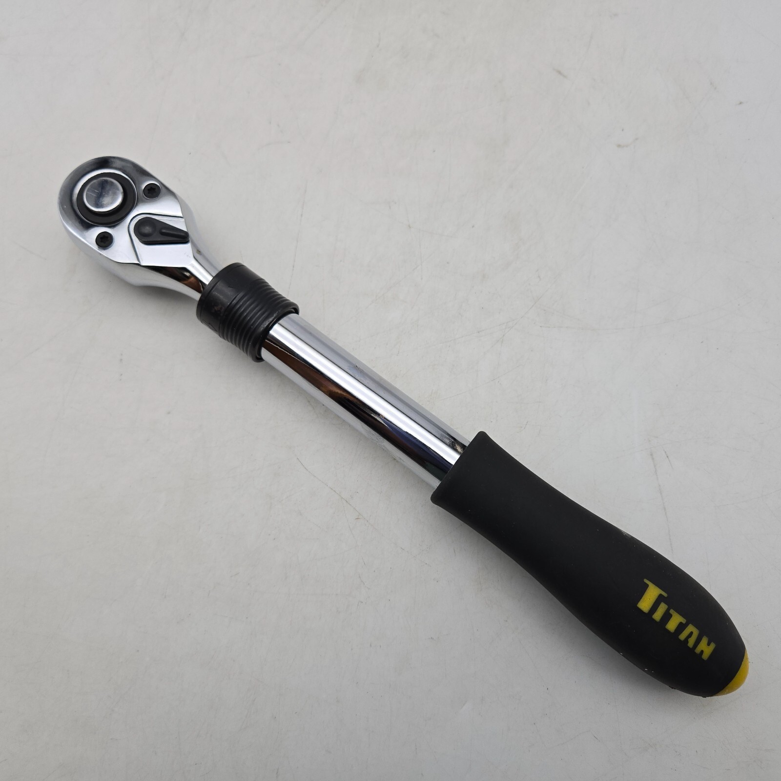 Titan Tools 1/2 Drive Ratchet 11in – 17in Extendable Adjustable Chrome 12074