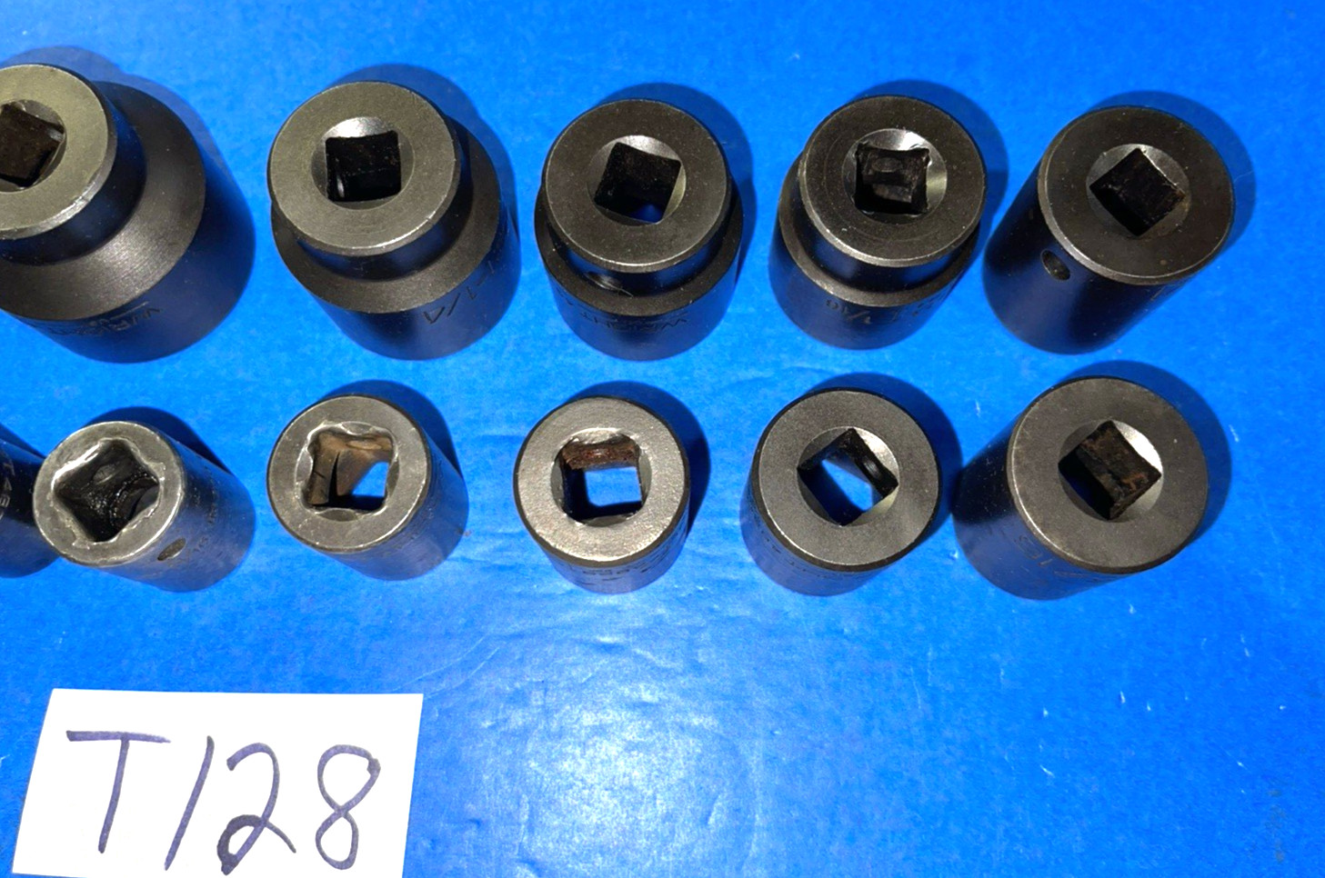 WRIGHT TOOLS 16 PIECE 1/2 DRIVE SAE. SHORT IMPACT SOCKET SET 7/16 TO 1-1/2