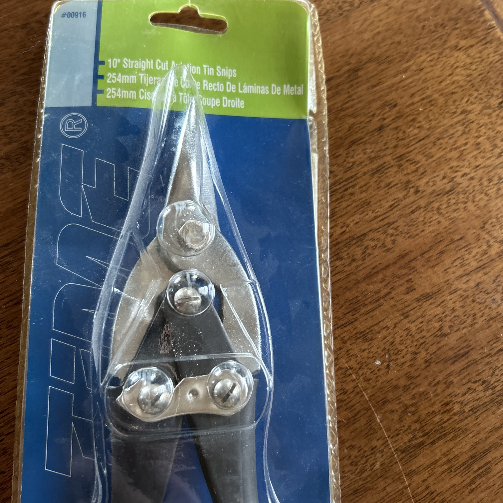 10” STRAIGHT CUT AVIATION TIN SNIPS,