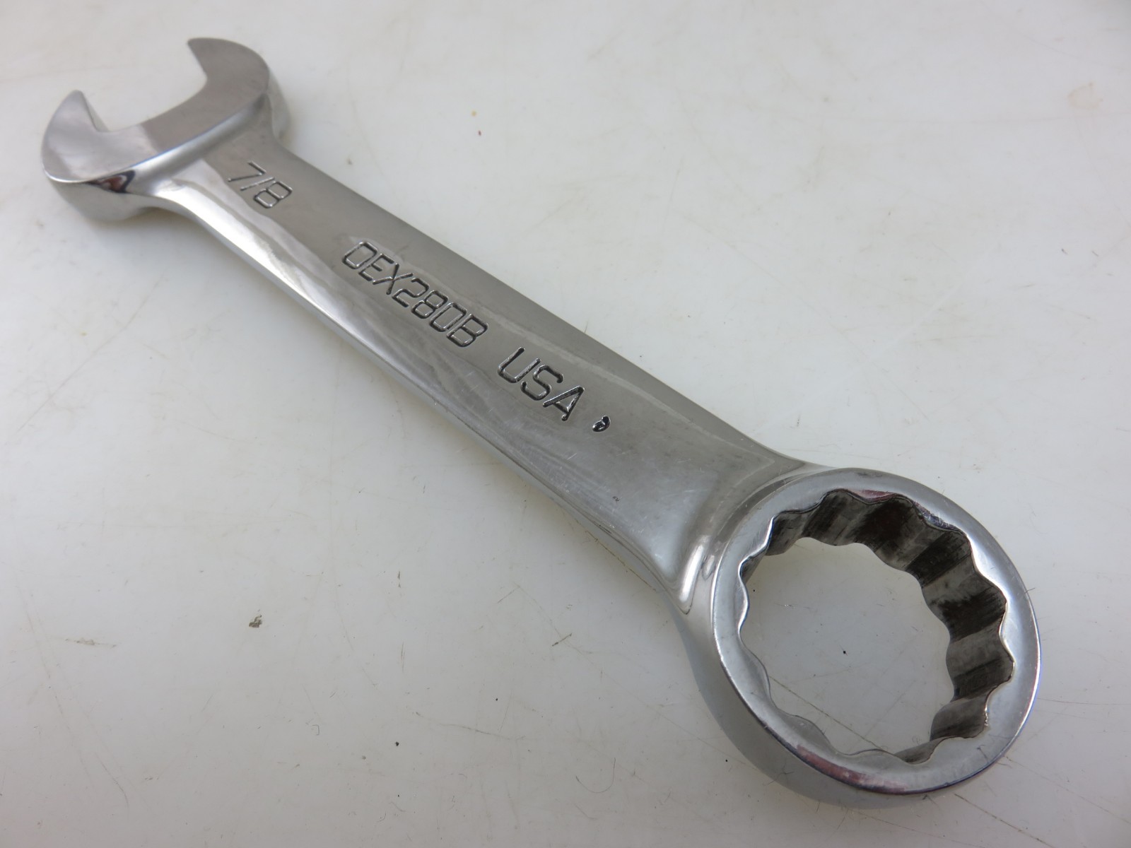 Snap-On OEX280B SHORT Combination Wrench 7/8″ 12pt