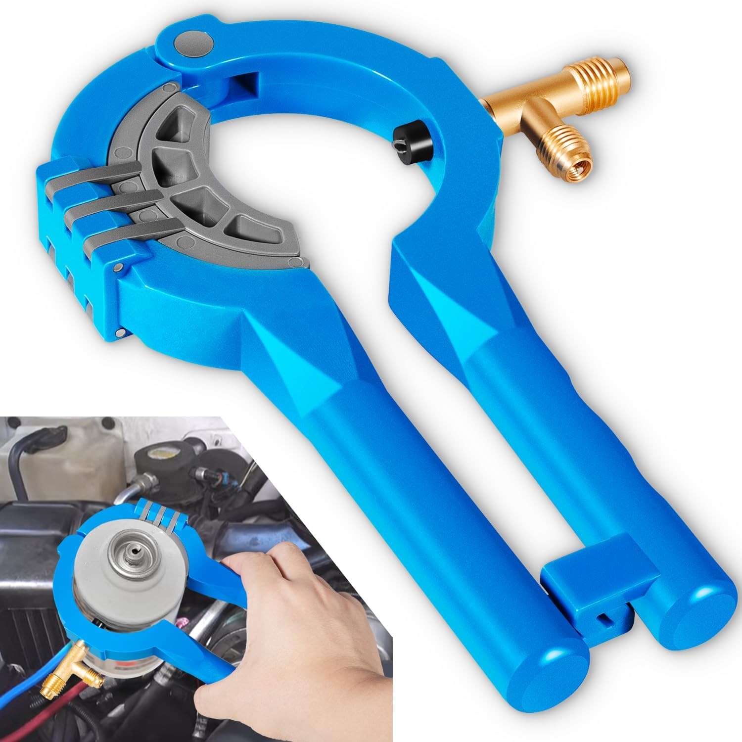 10102 Side Can Tap for R12 and R134A Air Conditioning AC HVAC Manifold System