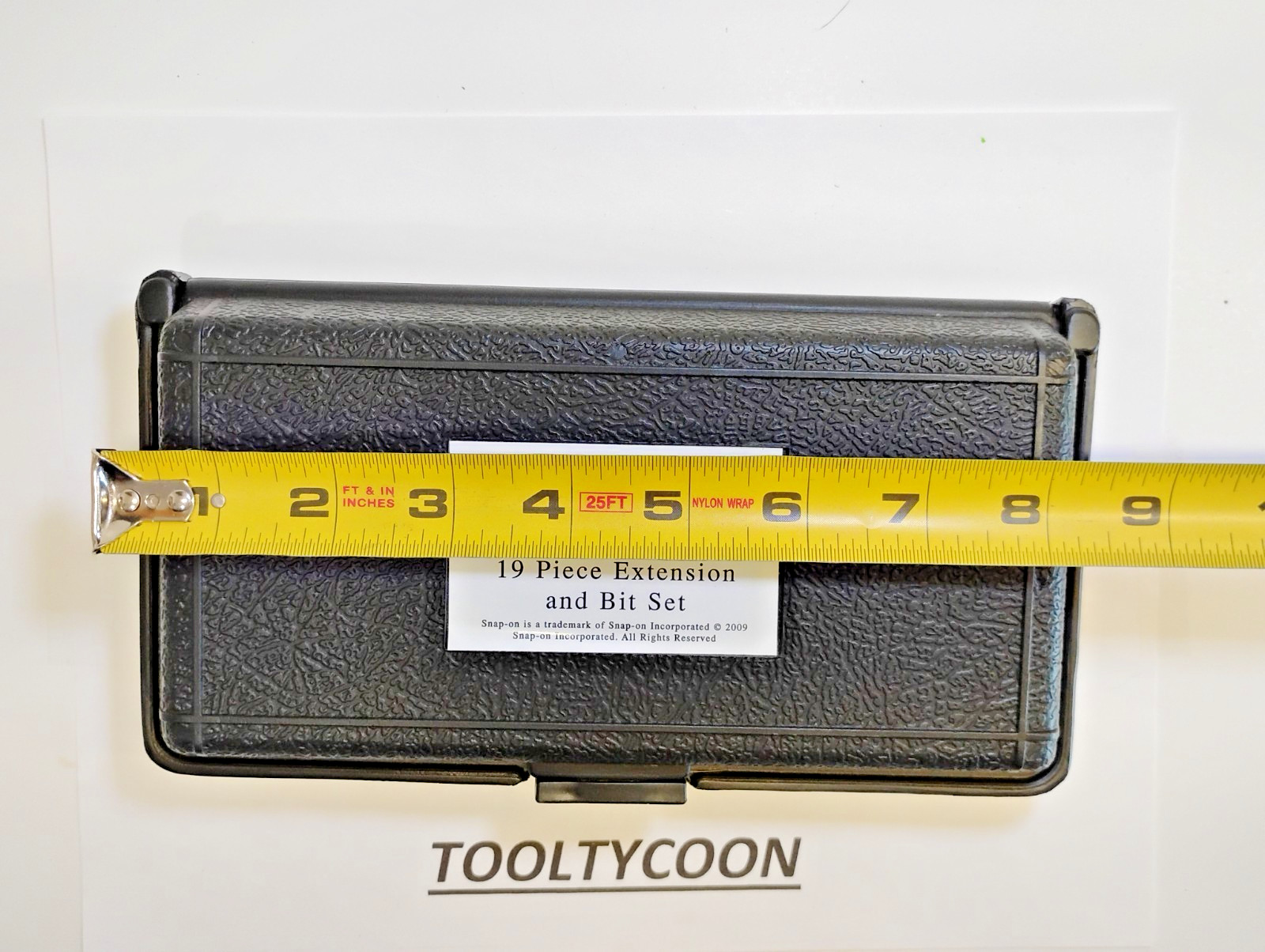 Snap-On Tools NEW BLACK BIT Holds Hex Bits CASE Only for Kit # SDMEXT19K