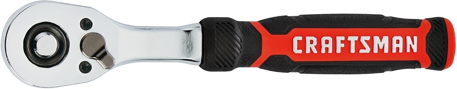 Craftsman 1/4″ 72 Tooth Low Profile Comfort Grip Ratchet CMMT86821 Brand New