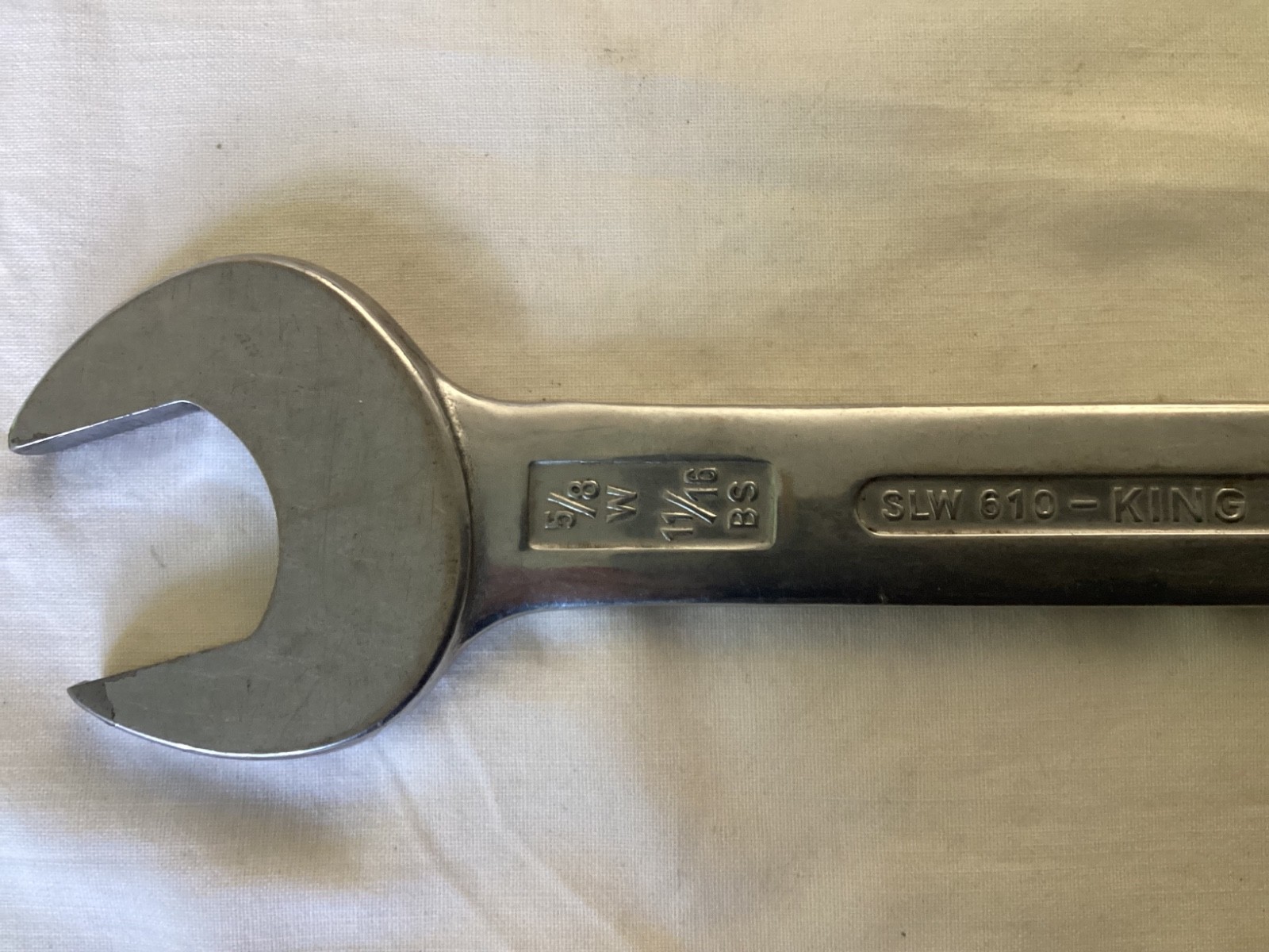 5/8″ x 11/16″ W 11/16″ x 3/4″ BS Open Ended Spanner (King Dick) – 358