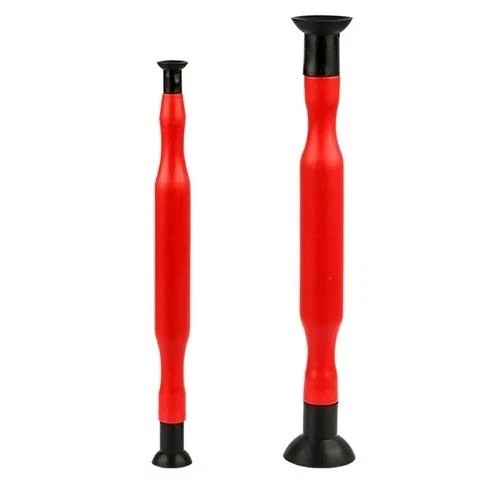 2pcs/set Car Valve Lapping Sticks Tool Sucker Rubber Head Fittings Grinding Tool