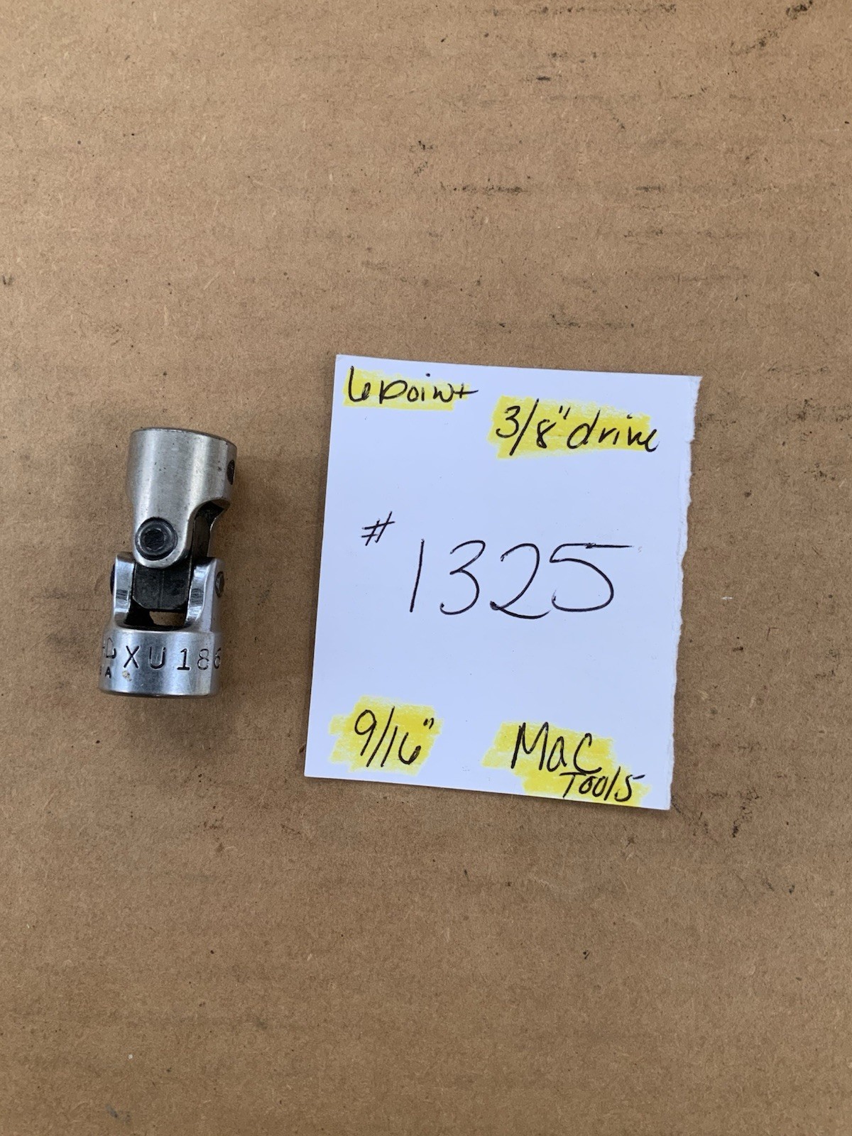 MAC Tools 6-Point Swivel Socket 3/8″ Drive XU186 9/16″ Made in USA