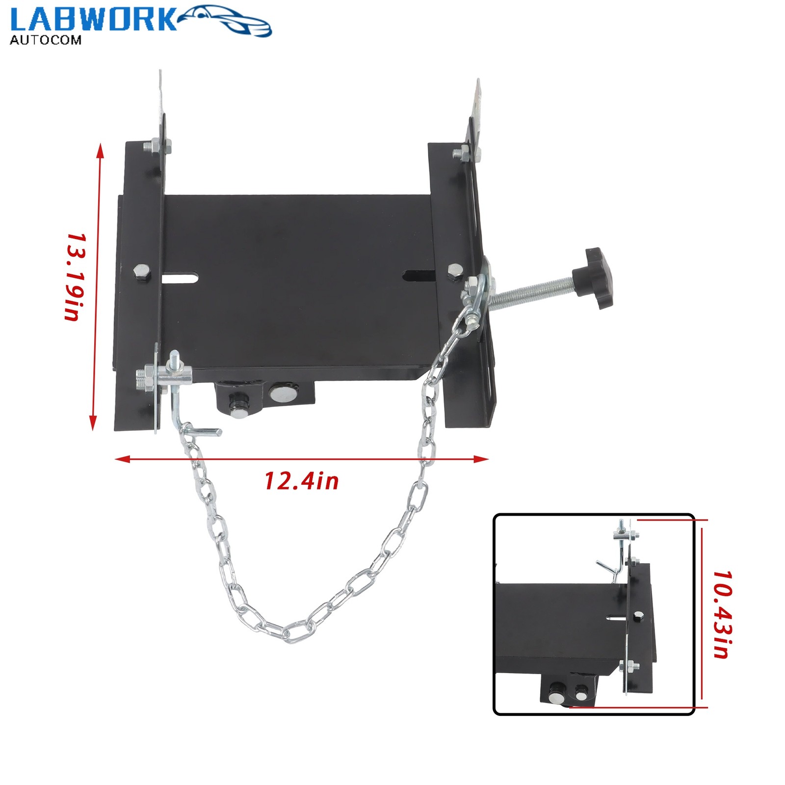 1/2 ton High Capacity Transmission Floor Jack Adapter for Vehicle Repairs