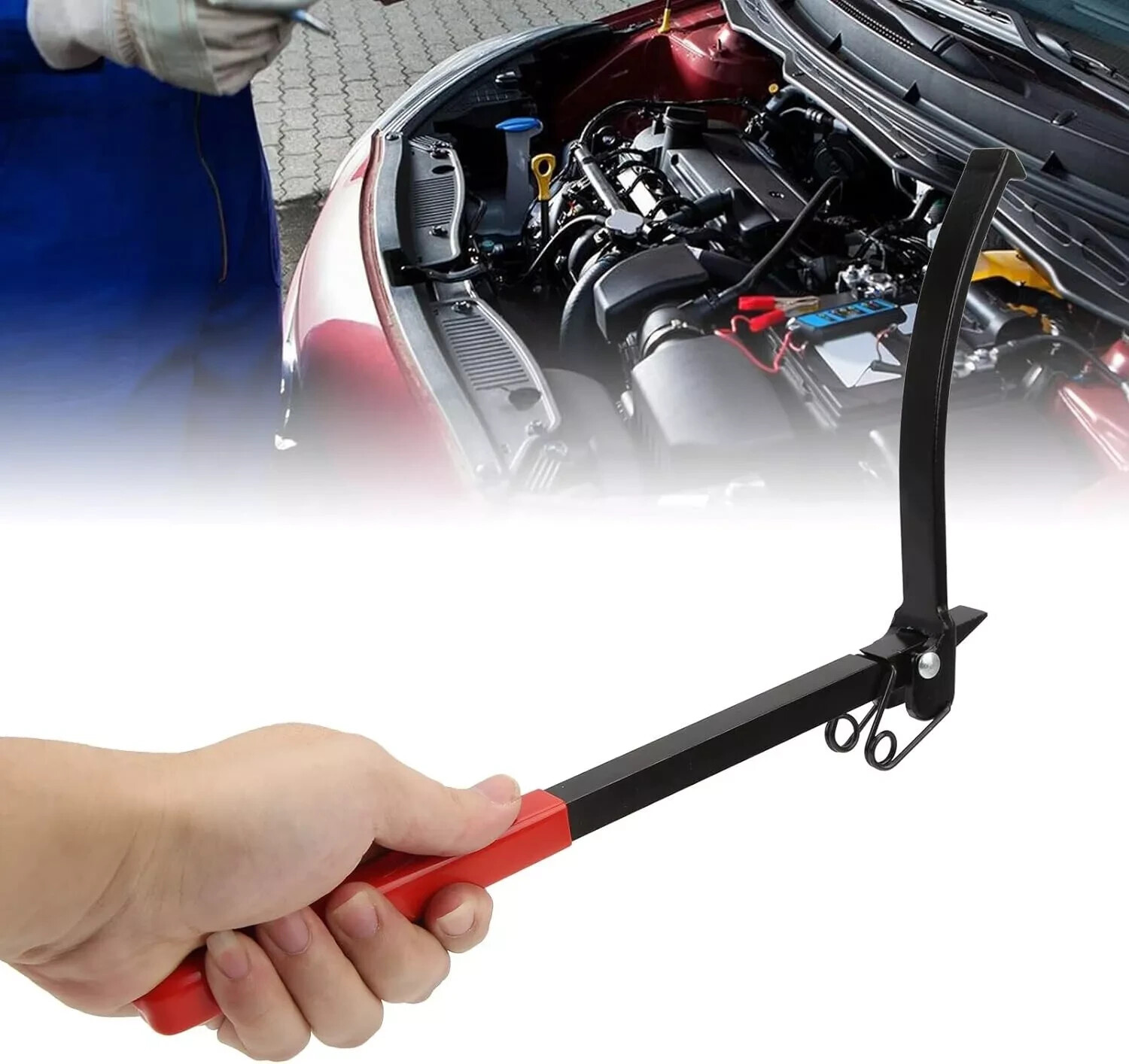 Flywheel Turner Turning Tool Wrench Clamp Flex Plate Holder for Most Vehicles