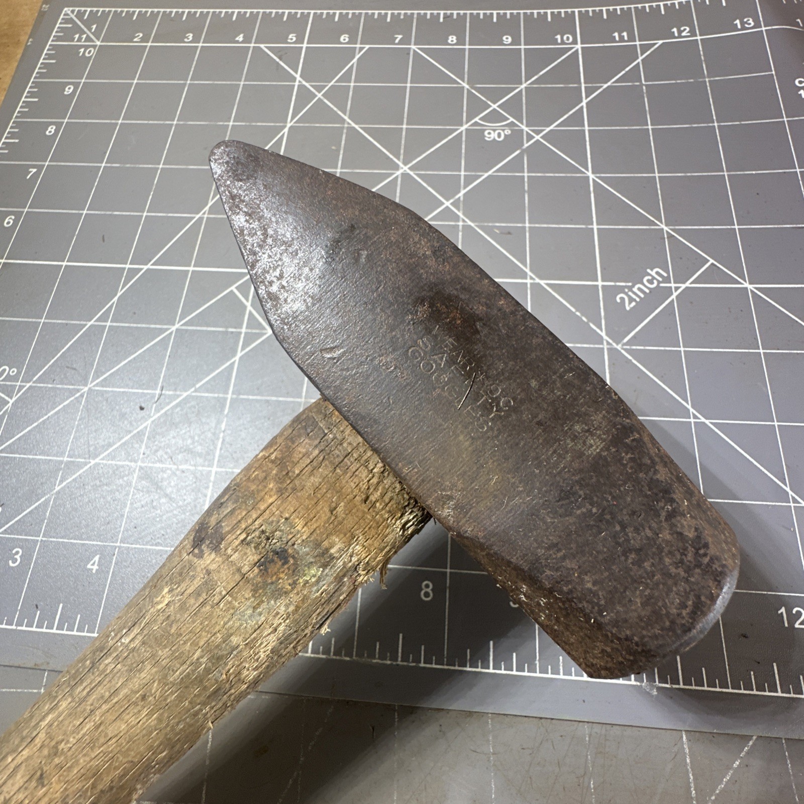 Sears Craftsman USA 40 OZ Cross Engineers Ball Peen Blacksmith Hammer 38262