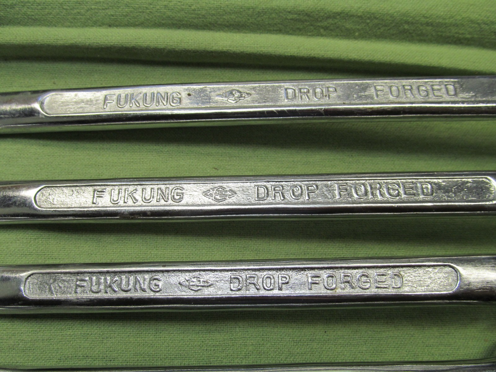 Older China Made 6pc SAE Deep Offset Box End Wrench Set – 3/8″-1″ – Fukung Brand
