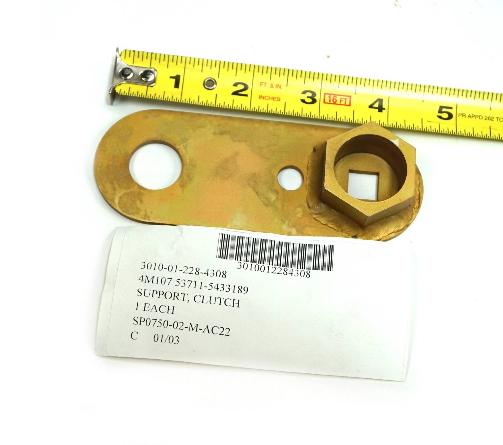 Allen 1 3/8″ toque wrench Spanner Adapter 1″ Diam Center Hole, 3/8″ Square Drive