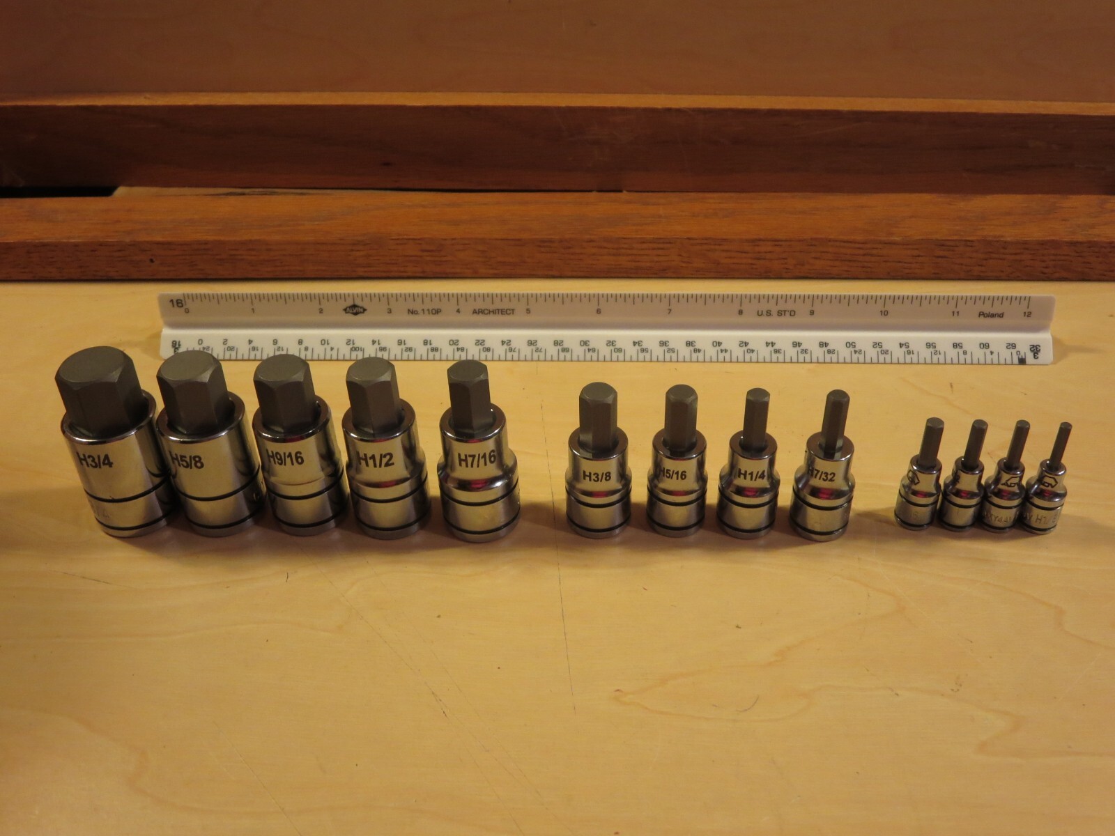 MATCO ADV 1/4″,3/8″ and 1/2″ DRIVE 13-Pc. SAE Hex Socket set 1/8 – 3/4″NEW