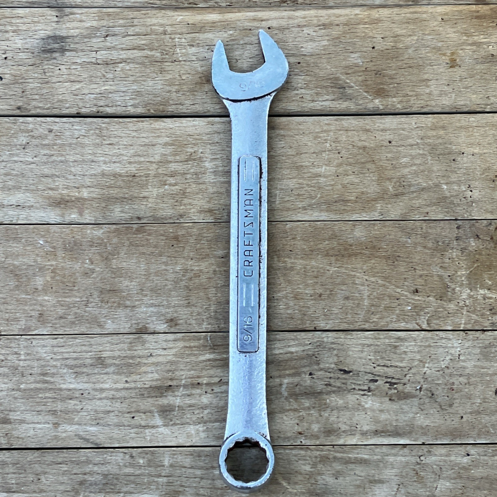 Craftsman #44696 9/16inch Opened Ended Wrench 12 Point